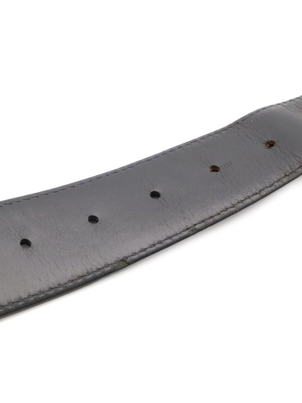 Louis Vuitton Damier Graphite Ceinture LV Initial 40 Belt 95 - Picture 8 of 9